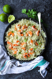 Cilantro Lime Shrimp Rice Bowl - Gluten Free Cilantro Lime Shrimp Rice Bowl - Gluten Free