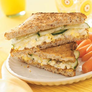 Egg Salad & Cucumber Sandwiches Egg Salad & Cucumber Sandwiches