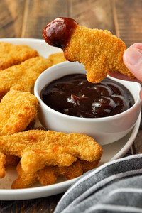 Dinosaur Shaped Chicken Breast Nuggets - 2/Case Dinosaur Shaped Chicken Breast Nuggets - 2/Case