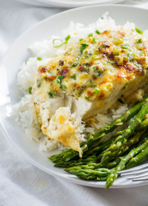 Garlic Parmesan Baked Halibut Garlic Parmesan Baked Halibut
