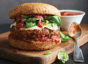 Ground Beef Pizza Burger 4 oz - 40/Case Ground Beef Pizza Burger 4 oz - 40/Case