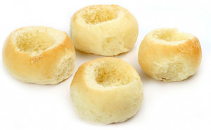 15 x Brioche Mini Bread Bowls Unfilled - 36 pieces per tray 15 x Brioche Mini Bread Bowls Unfilled - 36 pieces per tray