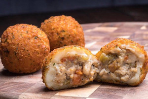 Turkey & Gravy Potato Ball® - Unbaked/Frozen - 1 Dozen Turkey & Gravy Potato Ball® - Unbaked/Frozen - 1 Dozen