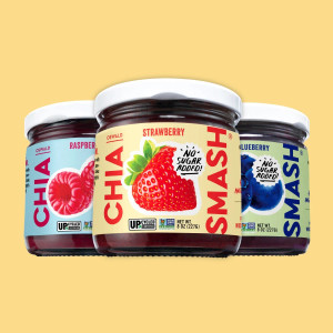 No Sugar Added, Naturally Sweet Jelly - Chia Smash Jam Variety 3 Pack - Keto, Vegan No Sugar Added, Naturally Sweet Jelly - Chia Smash Jam Variety 3 Pack - Keto, Vegan