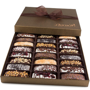 Holiday/Christmas Chocolate Biscotti Cookie Box - 24 pieces Holiday/Christmas Chocolate Biscotti Cookie Box - 24 pieces