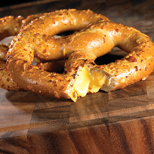 Grilled Cheese Soft Stuffed Pretzel - 50/Case Grilled Cheese Soft Stuffed Pretzel - 50/Case