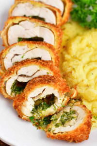 Stuffed Chicken Kiev Breast - 24/Case Stuffed Chicken Kiev Breast - 24/Case