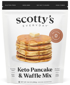 Keto Pancake & Waffle Zero Carb Mix - Keto, Non-GMO, Gluten Free Pancake Waffle Mix - 9.8 oz Keto Pancake & Waffle Zero Carb Mix - Keto, Non-GMO, Gluten Free Pancake Waffle Mix - 9.8 oz