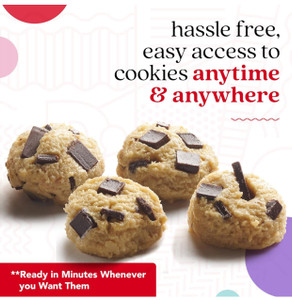 David's Cookies Preformed Frozen Cookie Dough Chocolate Chunk - includes 80 David's Cookies Preformed Frozen Cookie Dough Chocolate Chunk - includes 80