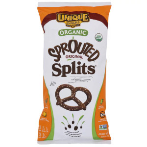 Unique Snacks Sprouted Splits Pretzels - Pack of 12 Unique Snacks Sprouted Splits Pretzels - Pack of 12