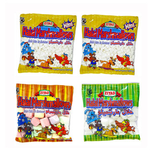 Ziyad Gourmet Halal Marshmallows Variety Pack - includes 4 Ziyad Gourmet Halal Marshmallows Variety Pack - includes 4
