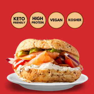 Royo Bread Co Low Carb New York Bagels - Everything - Pack of 3 Royo Bread Co Low Carb New York Bagels - Everything - Pack of 3