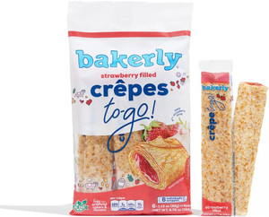 bakerly Strawberry Filled Crepes to go! Non GMO - Pack of 4 bakerly Strawberry Filled Crepes to go! Non GMO - Pack of 4