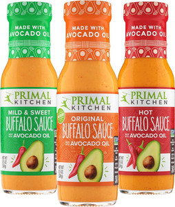 Primal Kitchen No-Dairy Buffalo Sauce Variety Pack - includes 3 Primal Kitchen No-Dairy Buffalo Sauce Variety Pack - includes 3