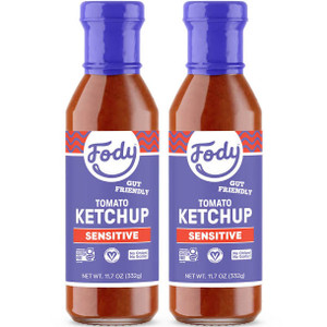 Fody Foods Vegan Regular Tomato Ketchup - Keto Friendly Condiment, Non GMO - Pack of 2 Fody Foods Vegan Regular Tomato Ketchup - Keto Friendly Condiment, Non GMO - Pack of 2