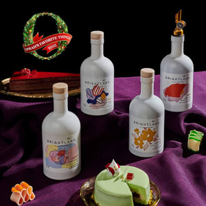 Brightland The Artist Capsule Cold-Pressed Olive Oil Set Infused with Garlic, Lemon, Basil, and Chili Peppers, 12.7 oz - Pack of 4 Brightland The Artist Capsule Cold-Pressed Olive Oil Set Infused with Garlic, Lemon, Basil, and Chili Peppers, 12.7 oz - Pack of 4