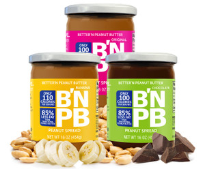 Better’n Peanut Butter Low Fat Peanut Butter Spread Variety Pack - Gluten Free, Dairy Free - Original, Banana, and Chocolate - Pack of 3 Better’n Peanut Butter Low Fat Peanut Butter Spread Variety Pack - Gluten Free, Dairy Free - Original, Banana, and Chocolate - Pack of 3