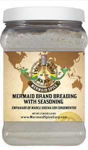 Mermaid Spice Corp - Mermaid Brand Breading With Seasoning - 2 lb, 8 oz Mermaid Spice Corp - Mermaid Brand Breading With Seasoning - 2 lb, 8 oz