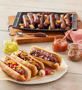 Bison Hot Dogs - 3 Packs of 6 Bison Meat Hot Dogs - Gluten Free Bison Hot Dogs - 3 Packs of 6 Bison Meat Hot Dogs - Gluten Free