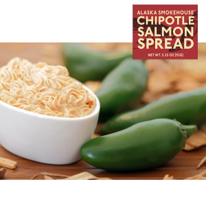 Alaska Smokehouse Chipotle Salmon Spread - 3.25 oz -Pack of 6 Alaska Smokehouse Chipotle Salmon Spread - 3.25 oz -Pack of 6