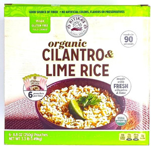 Ritika’s Global Grains Organic Cilantro Lime Rice - Gluten Free - Pack of 6 Ritika’s Global Grains Organic Cilantro Lime Rice - Gluten Free - Pack of 6
