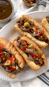 Buona Chicago Italian Beef Sandwich Kit - Pack of 16 Buona Chicago Italian Beef Sandwich Kit - Pack of 16