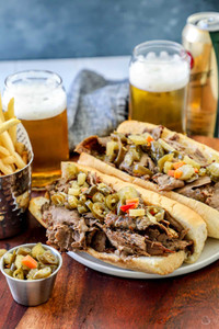 Ditkas Chicago Style Italian Beef and Gravy - 6/Case Ditkas Chicago Style Italian Beef and Gravy - 6/Case