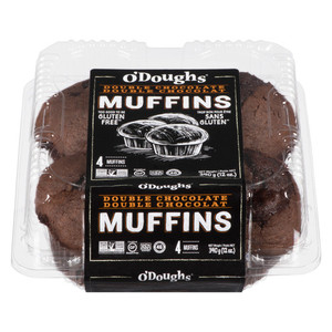 O'Doughs Gluten Free Muffins, Double Chocolate - Pack of 3 O'Doughs Gluten Free Muffins, Double Chocolate - Pack of 3