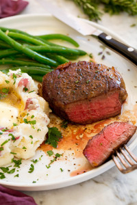Grass Fed, Grass Finished USDA Choice Filet Mignon Steak - 6 oz - Pack of 2 Grass Fed, Grass Finished USDA Choice Filet Mignon Steak - 6 oz - Pack of 2
