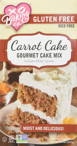 Gluten Free Carrot Cake Gourmet Cake Mix - Non-GMO, Kosher, Rice Free, Soy Free, Dairy Free, Peanut Free, No Preservatives, No Artificial Flavors or Colors - 19.5 oz Gluten Free Carrot Cake Gourmet Cake Mix - Non-GMO, Kosher, Rice Free, Soy Free, Dairy Free, Peanut Free, No Preservatives, No Artificial Flavors or Colors - 19.5 oz