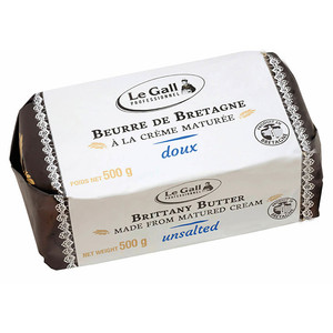Le Gall French Butter Slightly Salted, made from Matured Cream - 1.1 lb Le Gall French Butter Slightly Salted, made from Matured Cream - 1.1 lb