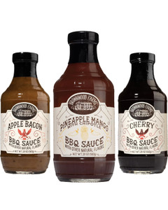 Brownwood Farms BBQ Sauce Variety - Pack of 3 Brownwood Farms BBQ Sauce Variety - Pack of 3