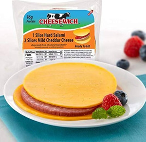 Cheesewich Cheddar and Salami, 2.5 oz - Pack of 3 Cheesewich Cheddar and Salami, 2.5 oz - Pack of 3