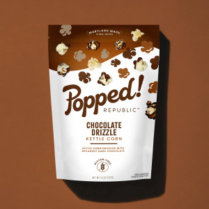 Chocolate Drizzle Kettle Corn - Gluten Free, Non-GMO - Pack of 3 Chocolate Drizzle Kettle Corn - Gluten Free, Non-GMO - Pack of 3