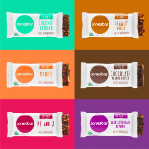 Jonesbar Variety Pack, USDA Organic Fruit & Nut Bar, Non-GMO, Kosher, Vegan, Gluten Free - Pack of 12 Jonesbar Variety Pack, USDA Organic Fruit & Nut Bar, Non-GMO, Kosher, Vegan, Gluten Free - Pack of 12