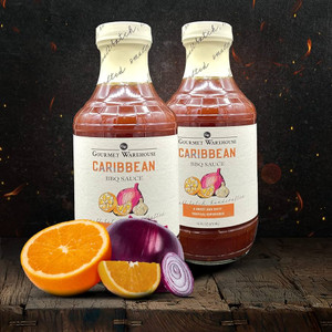 Gourmet Warehouse Caribbean Style Barbecue BBQ Sauce, 16 oz - Gluten Free, No HFCS - Pack of 2 Gourmet Warehouse Caribbean Style Barbecue BBQ Sauce, 16 oz - Gluten Free, No HFCS - Pack of 2