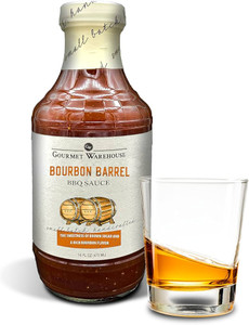 Gourmet Warehouse Bourbon Barrel Barbecue BBQ Sauce, 16 oz - Gluten Free, No HFCS - Pack of 2 Gourmet Warehouse Bourbon Barrel Barbecue BBQ Sauce, 16 oz - Gluten Free, No HFCS - Pack of 2