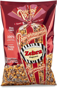 Popcornopolis Popcorn, Zebra, 24 oz - Gluten Free, Non-GMO - Pack of 3 Popcornopolis Popcorn, Zebra, 24 oz - Gluten Free, Non-GMO - Pack of 3