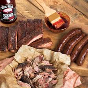 Meat Mitch Smoked Sausage, Ribs & Pulled Pork - Three Little Pigs Meat Mitch Smoked Sausage, Ribs & Pulled Pork - Three Little Pigs