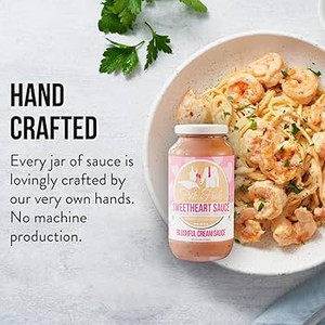 Frik & Frak Creamy Pasta Sauce - No Sugar Added, No Preservatives, Gluten Free, 36 Month Shelf Life, Artisan Small Batch Crafted Pasta Sauces, Sweetheart Sauce, 24 Oz Jars - Pack of 6 Frik & Frak Creamy Pasta Sauce - No Sugar Added, No Preservatives, Gluten Free, 36 Month Shelf Life, Artisan Small Batch Crafted Pasta Sauces, Sweetheart Sauce, 24 Oz Jars - Pack of 6