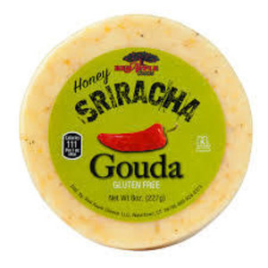 Honey Sriracha Gouda Cheese, 8 oz - Pack of 2 Honey Sriracha Gouda Cheese, 8 oz - Pack of 2
