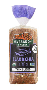 Alvarado Street Bakery Alvarado St. Bakery Thin Sliced Sprouted Wheat Flax And Chia Bread - Pack of 6 Alvarado Street Bakery Alvarado St. Bakery Thin Sliced Sprouted Wheat Flax And Chia Bread - Pack of 6