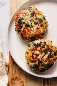 Spinach & Feta Turkey Burgers, 8 oz - includes 12 Spinach & Feta Turkey Burgers, 8 oz - includes 12