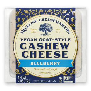 Treeline Blueberry Vegan Goat Style Cashew Cheese - Voted BEST VEGAN CHEESE by USA Today's Reader's Choice Awards! - Pack of 2 Treeline Blueberry Vegan Goat Style Cashew Cheese - Voted BEST VEGAN CHEESE by USA Today's Reader's Choice Awards! - Pack of 2