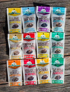 LivingNutz Certified Organic Raw Nuts, Variety Pack - includes 12 LivingNutz Certified Organic Raw Nuts, Variety Pack - includes 12