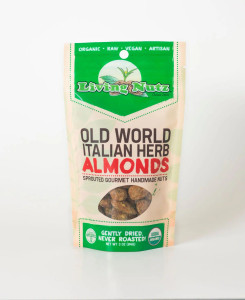 LivingNutz Old World Italian Herb Almonds, Certified Organic Raw Nuts - Pack of 2 LivingNutz Old World Italian Herb Almonds, Certified Organic Raw Nuts - Pack of 2