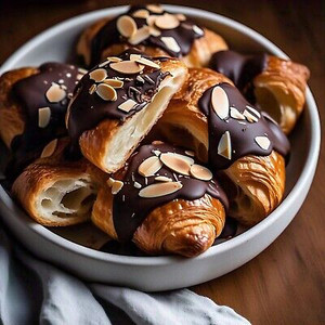 ANDY ANAND SUGAR FREE DARK CHOCOLATE ALMOND CROISSANTS - 2 LBS FILLED SUGAR FREE DARK CHOCOLATE HAND ROLLED FRENCH BUTTER CROISSANTS with Gift Box ANDY ANAND SUGAR FREE DARK CHOCOLATE ALMOND CROISSANTS - 2 LBS FILLED SUGAR FREE DARK CHOCOLATE HAND ROLLED FRENCH BUTTER CROISSANTS with Gift Box