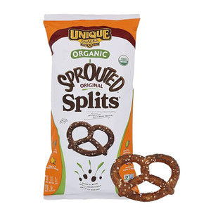 Unique Snacks Sprouted Splits Pretzels, Delicious Homestyle Baked Snack Bag, OU Kosher, and Non-GMO Food, 8 oz - Pack of 3 Unique Snacks Sprouted Splits Pretzels, Delicious Homestyle Baked Snack Bag, OU Kosher, and Non-GMO Food, 8 oz - Pack of 3