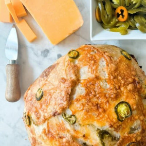 Rustic Jalapeño Cheddar Sourdough Artisan Bread, Organic Rustic Jalapeño Cheddar Sourdough Artisan Bread, Organic