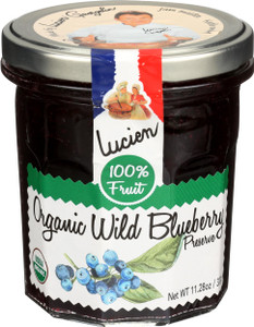 LUCIEN GEORGELIN Organic Wild Blueberry Fruit Spread, 11.28 oz - Pack of 2 LUCIEN GEORGELIN Organic Wild Blueberry Fruit Spread, 11.28 oz - Pack of 2